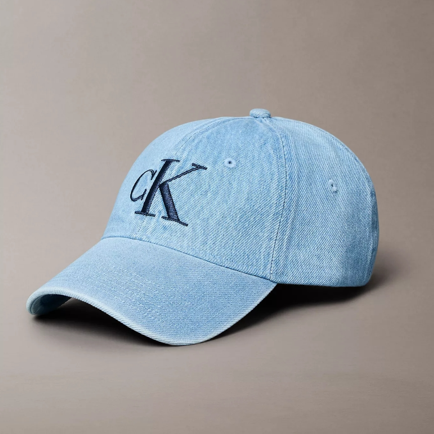 满$100享额外8折！Calvin Klein 徽标牛仔棒球帽