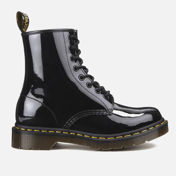 martens core 1460 w 8-eye patent lamper 女士马丁靴