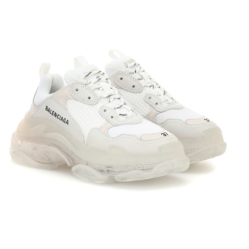 balenciaga triple s 白色透明底老爹鞋