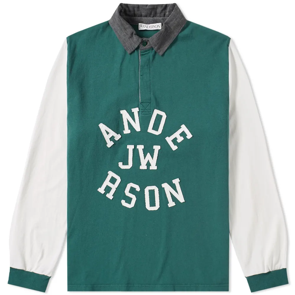 $125 jw anderson 男士学院风拼接卫衣