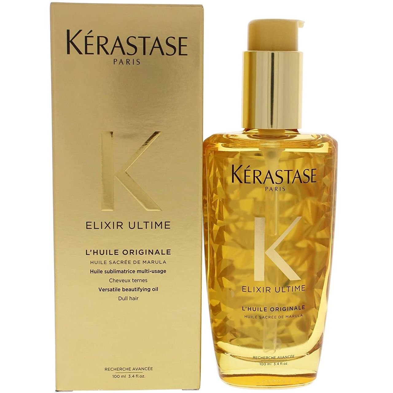 【亚马逊海外购】kerastase 卡诗 双重菁纯修护液 护发精油 100ml