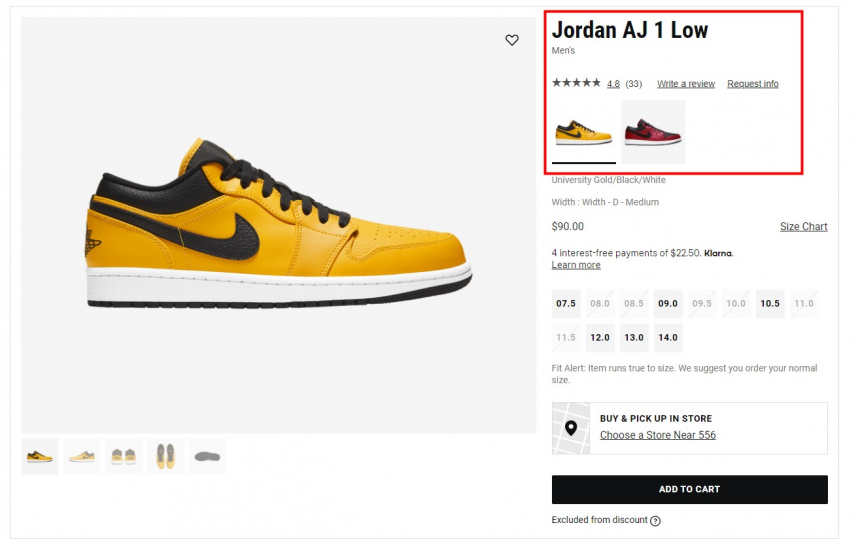 jordan aj 1 low 黄黑 出租车 少量