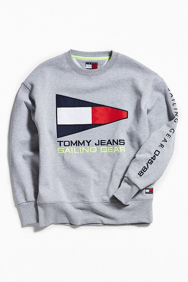 tommy jeans logo,tommyjeanslogo tommy jeans "90s sailing crew neck sweatshirt