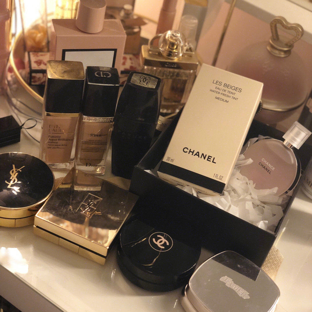 我的520礼物 香奈儿新款泡泡粉底液 头发香氛