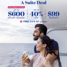 MSC Cruises: a Suite Deal Up to $600 Instant Savings