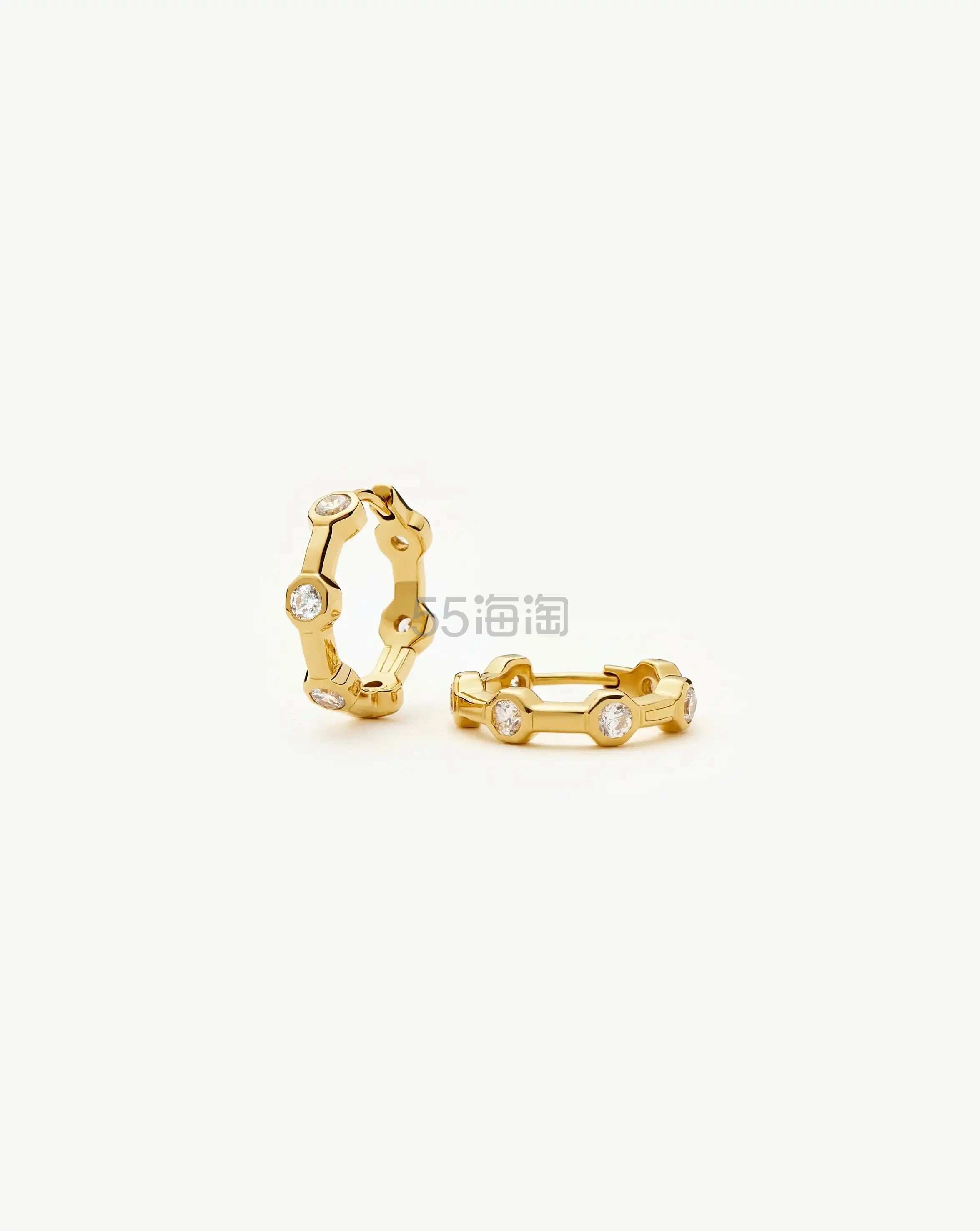Missoma UK X Lucy Williams 网球系列小圈耳环