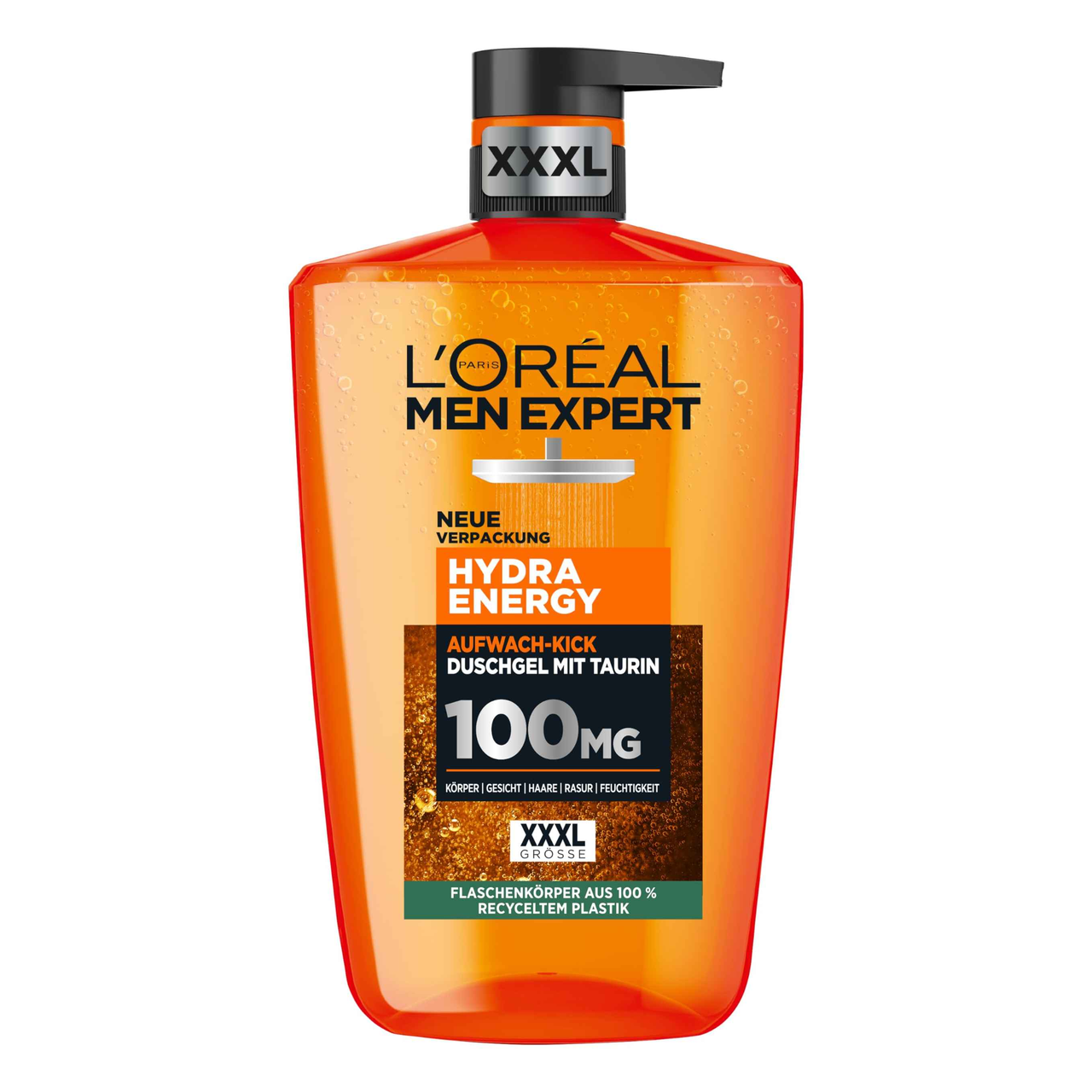 【含税直邮】L'Oréal Paris 巴黎欧莱雅 Men Expert XXXL 男士沐浴露和洗发水 1000ml