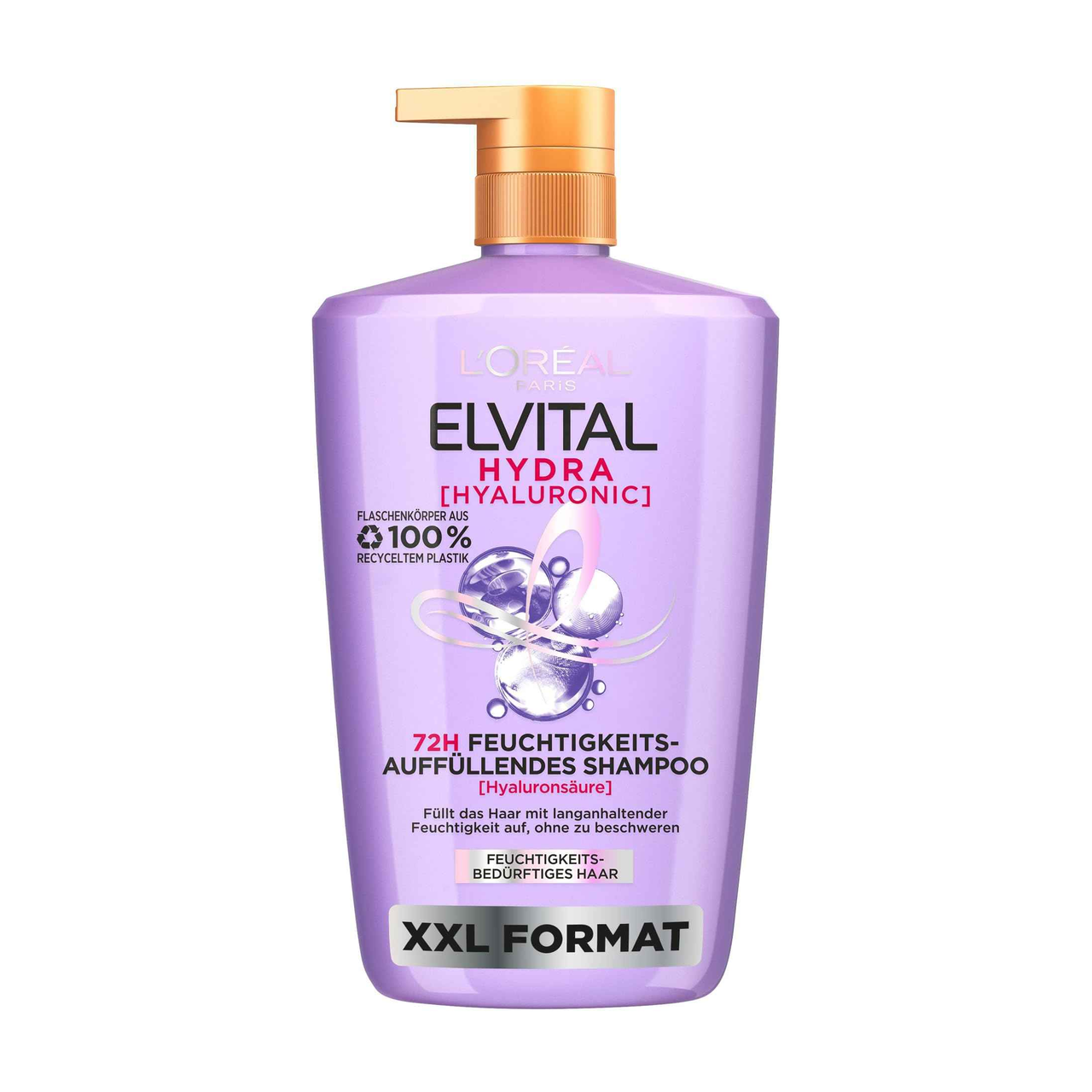 L'Oréal Paris 巴黎欧莱雅 Elvital Hydra透明质酸洗发水 1000ml