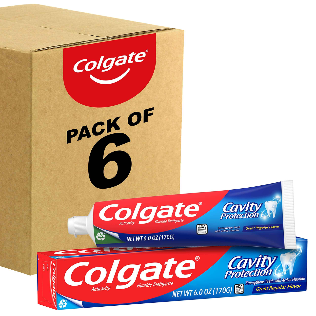 【含税直邮】Colgate 高露洁 牙膏 防蛀保护 通用 6盎司(约170克)