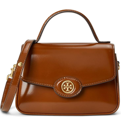 Tory Burch 汤丽柏琦 Robinson Spazzolato Small Top-Handle Bag - #2 of 4 Tory Burch Robinson Spazzolato Small Top-Handle Bag - #3 of 4 Tory Burch Robinson Spazzolato Small Top-Handle Bag - #4 of 4 Tory Burch  Robinson Spazzolato 小号手提款豆腐包