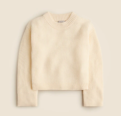 J.CREW 圆领羊绒毛衣