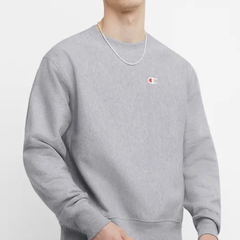 Champion 冠军灰色徽标卫衣