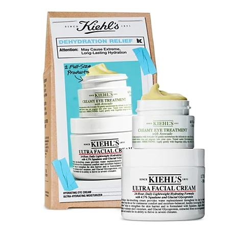 新品！Kiehl's 科颜氏 牛油果眼霜14ml+高保湿面霜50ml