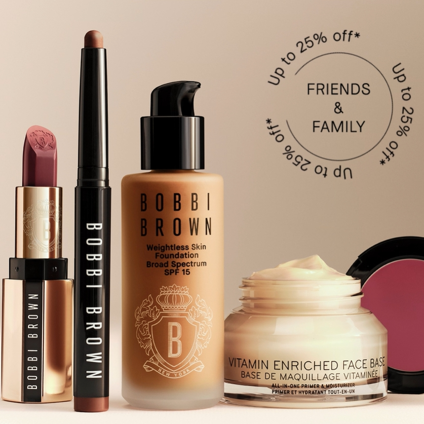 赠品更新！【55专享】Bobbi Brown 美网：亲友特卖会  无门槛8折/满$100享7.5折