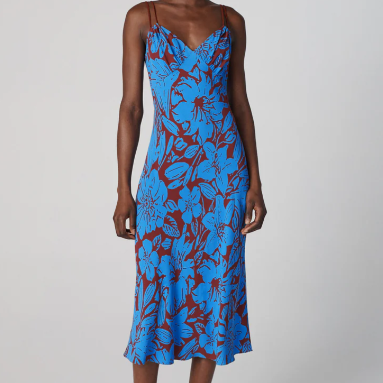 DVF Allegra 吊带裙 伊利亚特之花