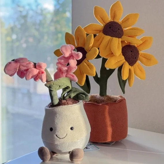 Liberty London 英国官网：拥抱柔软 爱上 Jellycat 兰花盆栽£40
