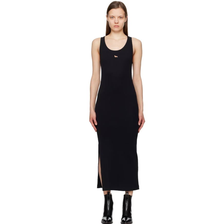 Jennie同款！Maison Kitsune  Black Baby Fox 连衣裙