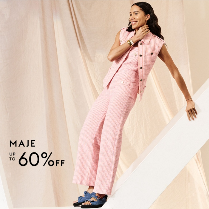 THE OUTNET 港站：Maje 法式优雅专场 花呢迷你连衣裙HK$1827