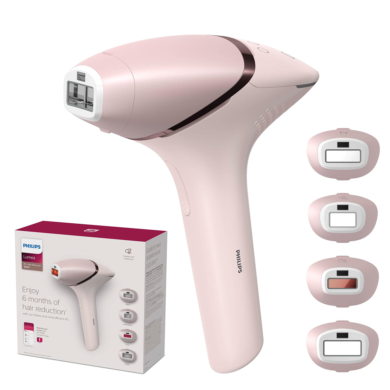 Philips 飞利浦 9000系列 Lumea IPL脱毛仪 BRI957 轻盈，无线脱毛