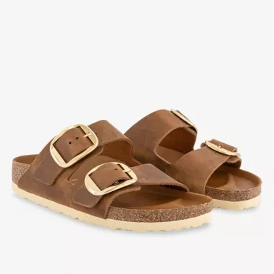 Birkenstock 博肯 Arizona 大扣绒面革凉鞋