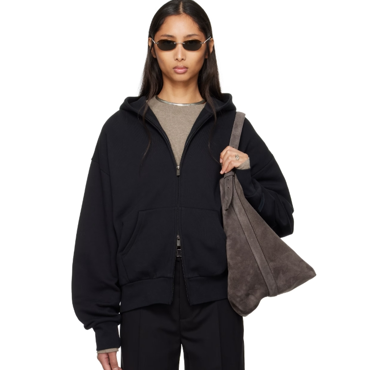 Fear of God ESSENTIALS 黑色 Classic Full Zip-Up 连帽衫