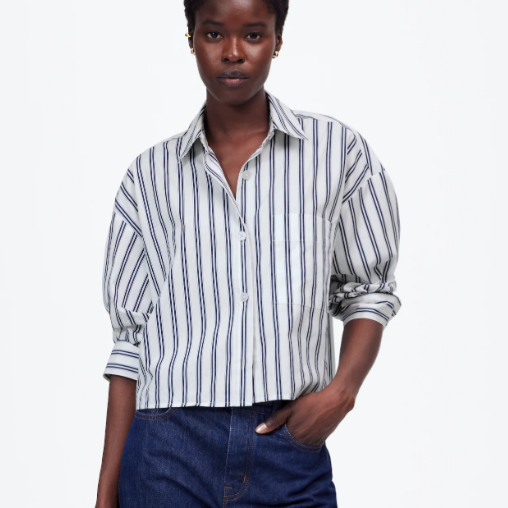 Madewell 竖条纹衬衫
