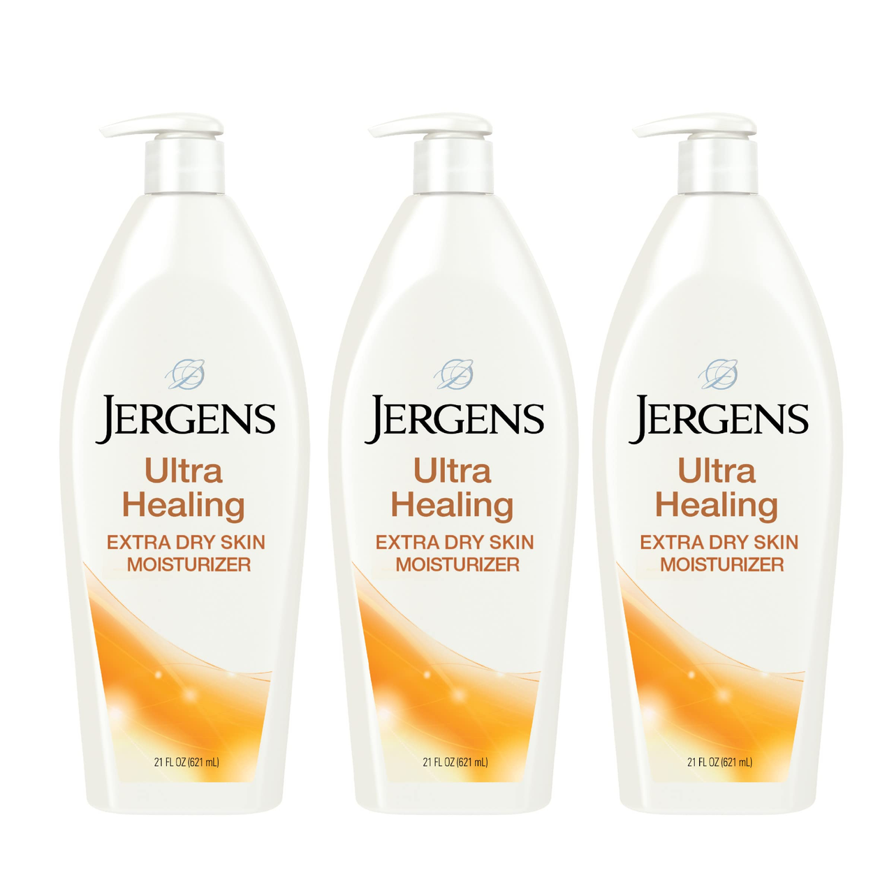 【含税直邮】Jergens 身体乳液 保湿滋润  621ml*3