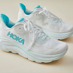 上新！HOKA Clifton 10 蓝白配色运动鞋