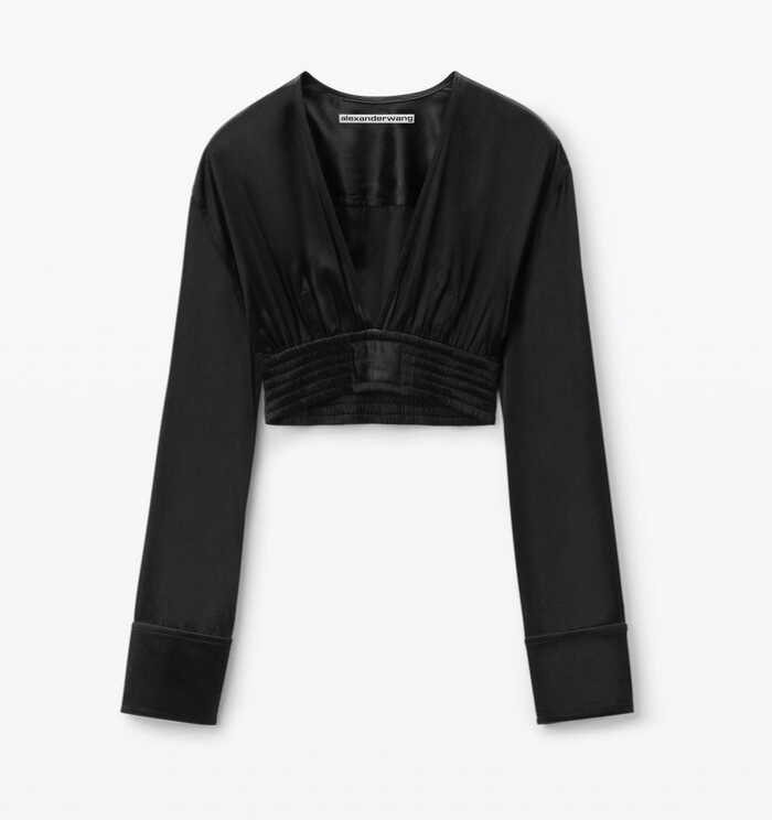 Alexander Wang V领上衣