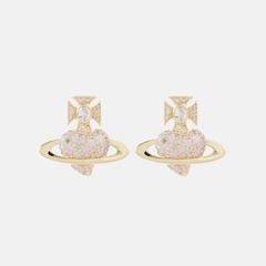 VIVIENNE WESTWOOD 西太后 Agnatha Orb 爱心土星耳钉