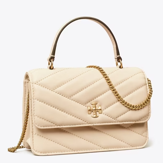 Tory burch 汤丽柏琦 MINI KIRA 手提包 奶油白