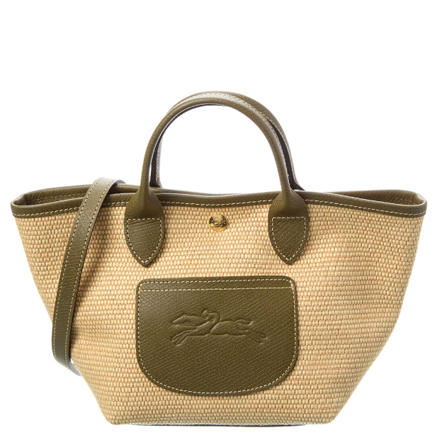 Longchamp 珑骧25新款草编包