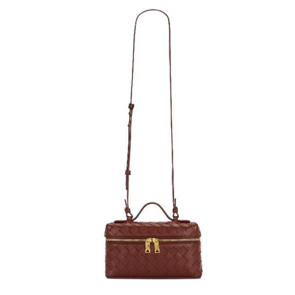 Bottega Veneta BangBang 编织包 酒红色