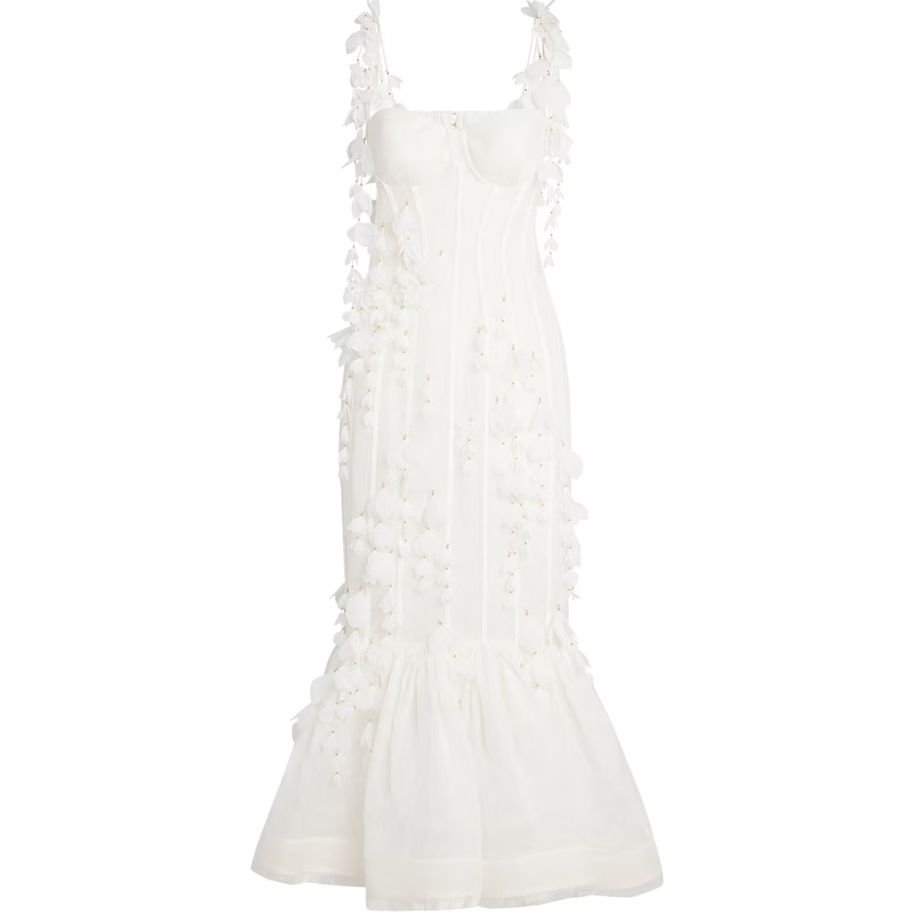 Zimmermann Petal 白色迷笛裙