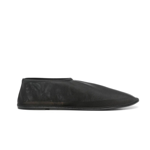 THE ROW Sock Flat 网纱芭蕾平底鞋