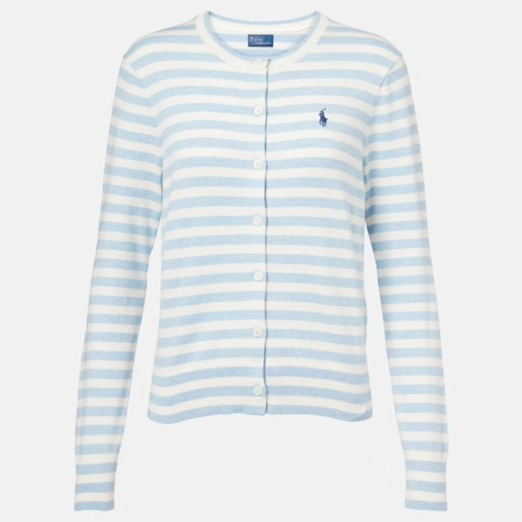 POLO RALPH LAUREN 拉夫劳伦蓝色条纹开衫