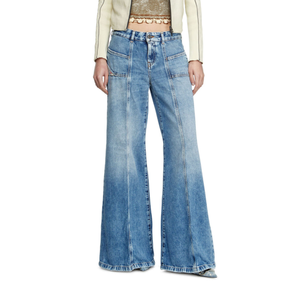 Diesel flare jeans d-akii 09h95 阔腿裤