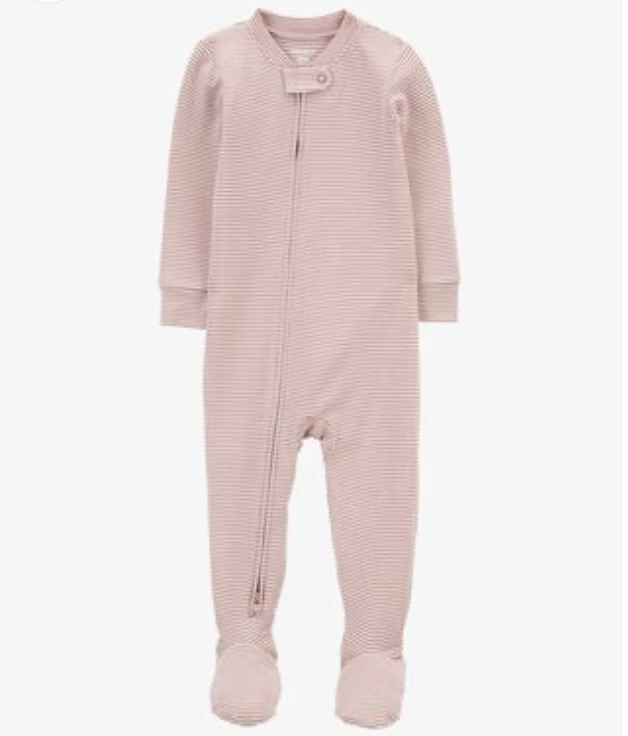 Carter's 婴儿 PurelySoft 包脚连体衣