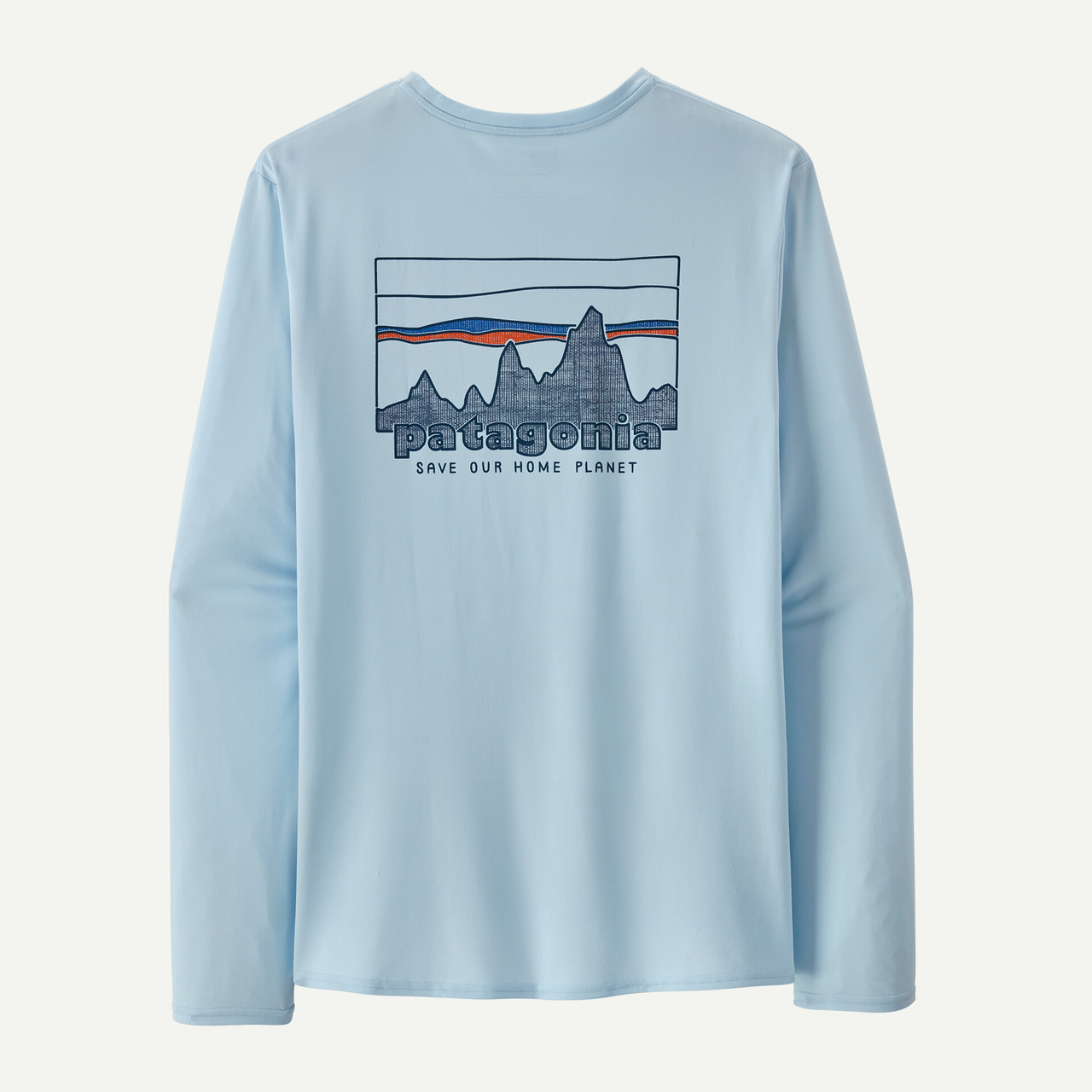 Patagonia 巴塔 Capilene Cool Daily 蓝色长袖T恤