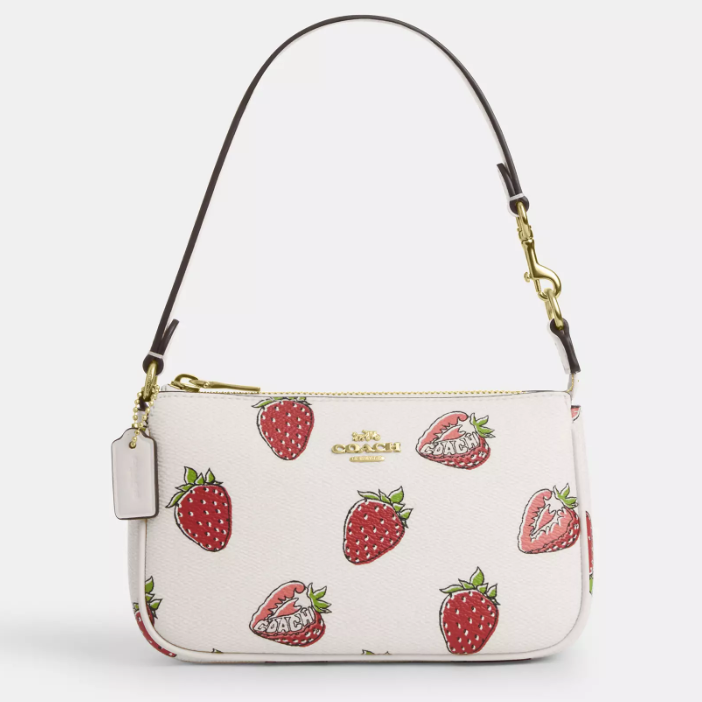 Coach 蔻驰 Nolita 19 草莓印花麻将包