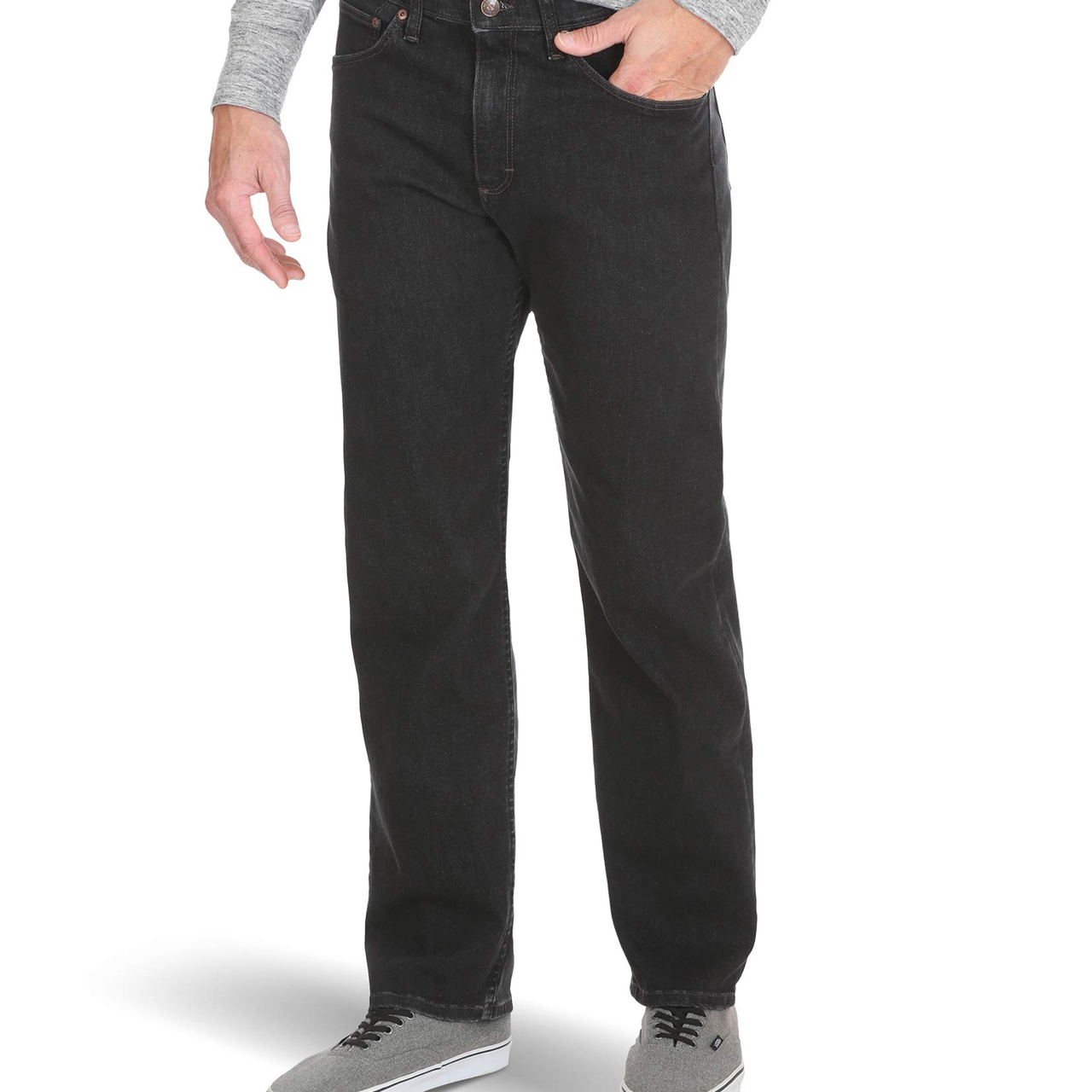 【含税直邮】Wrangler Authentics 男式宽松版型牛仔裤