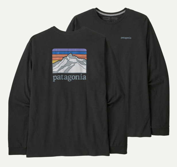 Patagonia 巴塔 Logo Ridge  长袖T恤