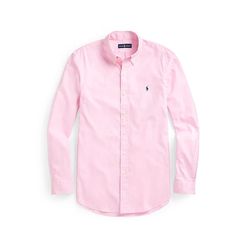 POLO RALPH LAUREN 拉夫劳伦粉色小马徽标衬衫