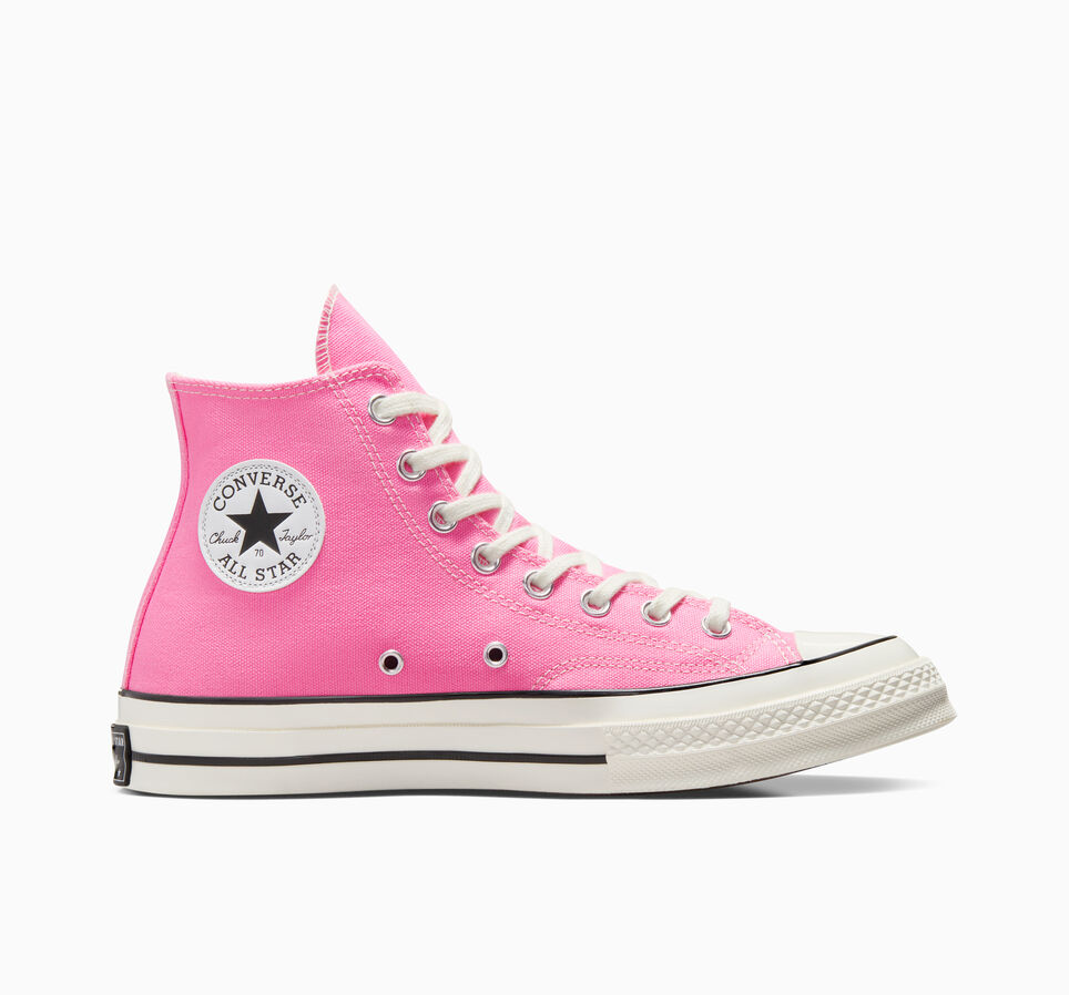 Converse 匡威 Chuck 70 粉色高帮帆布鞋