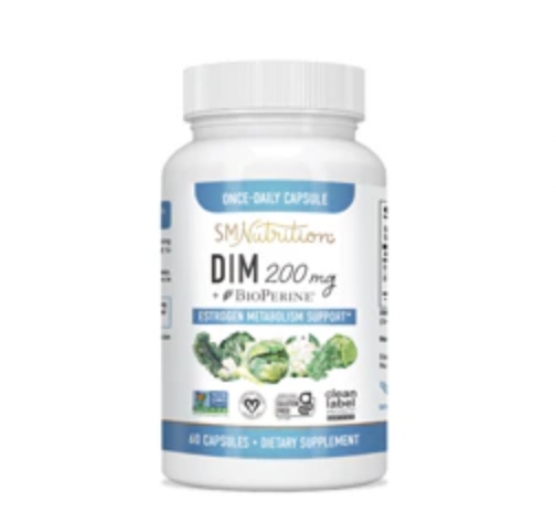 SMNutrition DIM Plus BioPerine 200 毫克，60 粒胶囊