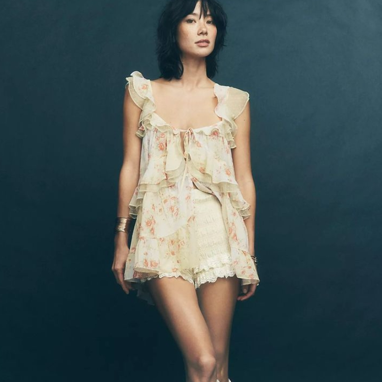 Nordstrom Rack：Free People 鞋服促销 褶皱牛仔迷你裙$39 长袖棉质上衣$16