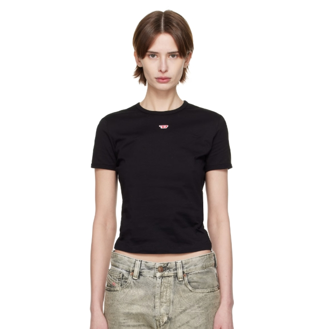 Diesel  Black T-Uncutie-Long-D T恤