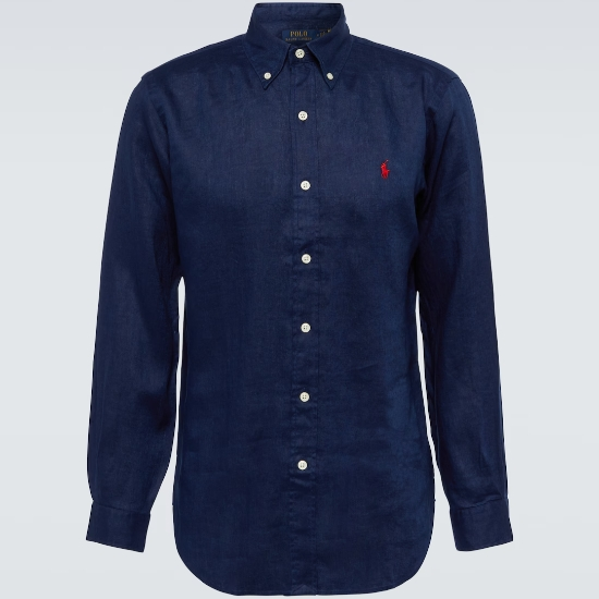 POLO RALPH LAUREN 拉夫劳伦 Slim linen 衬衫