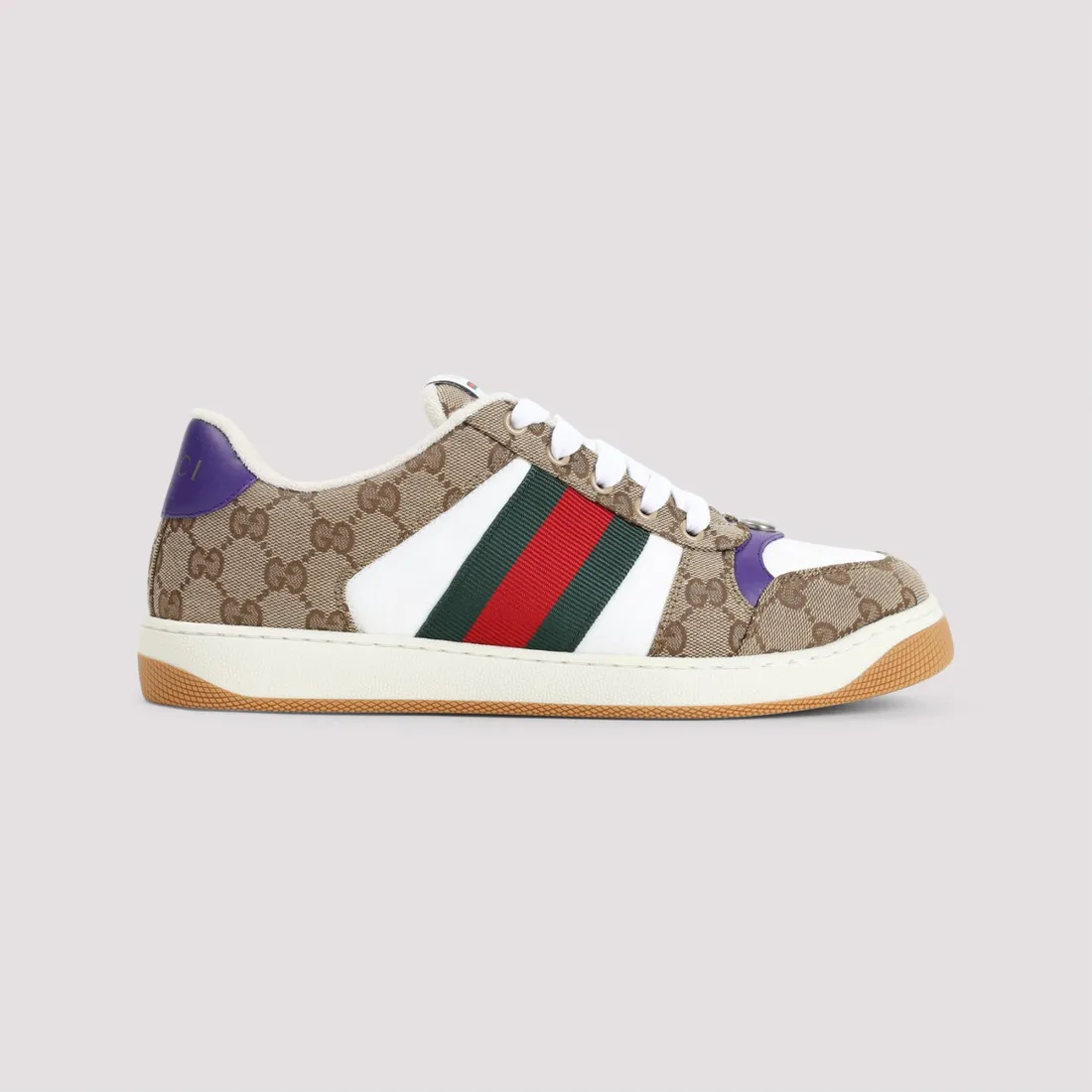 之前$593.97！Gucci 古驰 Screener 老花拼接款运动鞋