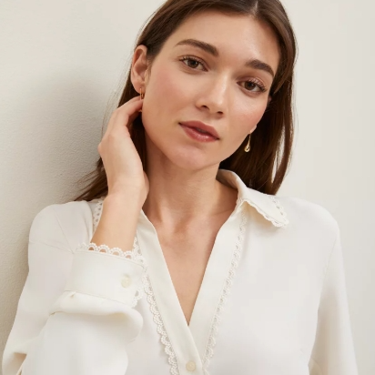 Ann Taylor：全场女装热卖 无门槛6折 封面衬衫$44